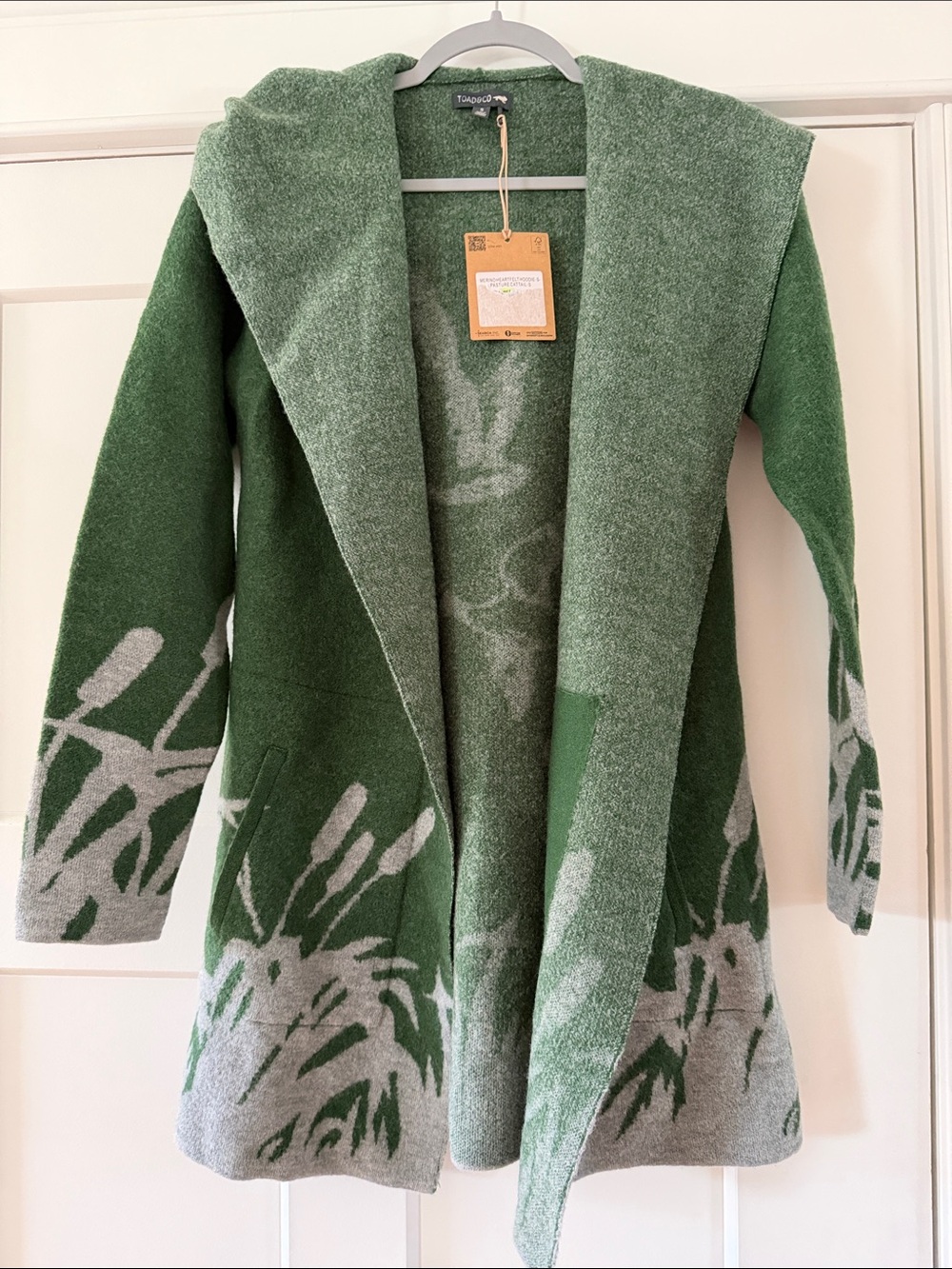 Toad&Co Moss Green Merino Hoodie